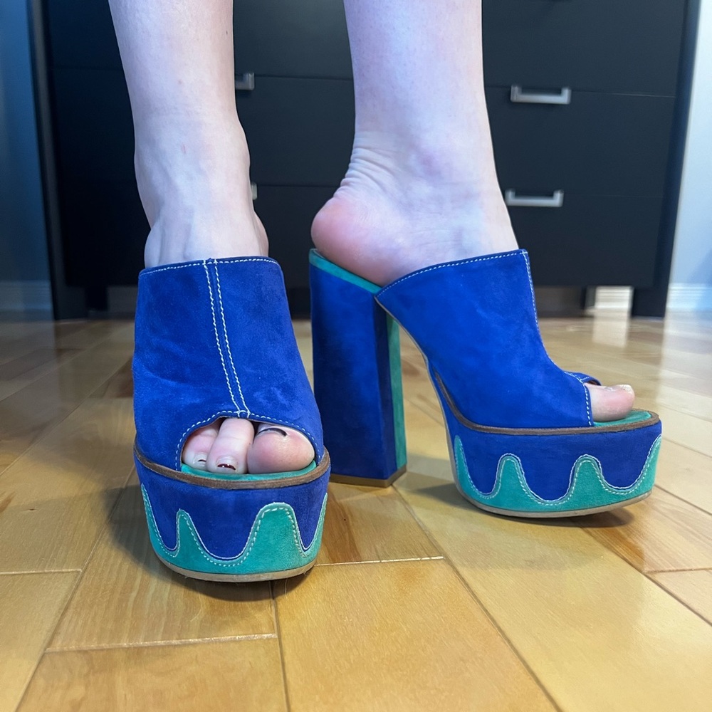 Mimosa platform mules 37.5 - Picture 7 of 9